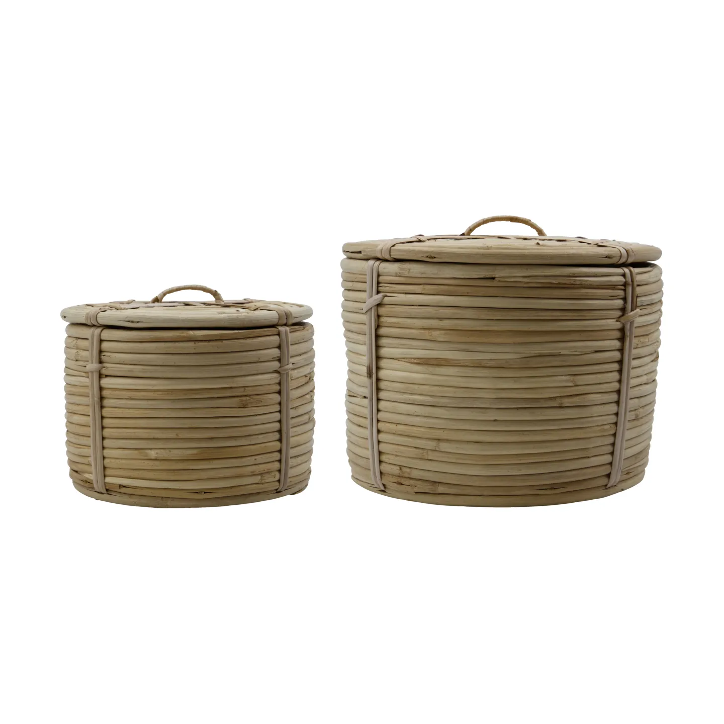 House doctor basket with lid 2 parts, Nature House Doctor