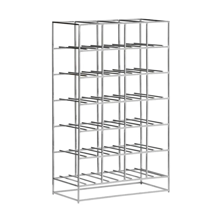 House Doctor wine rack 24 bottles 41x67 cm - Silver finish - House Doctor