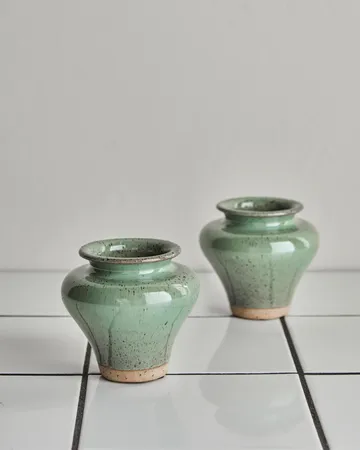 Kolo vase - Green, 8.5 cm, 2-pack - House Doctor