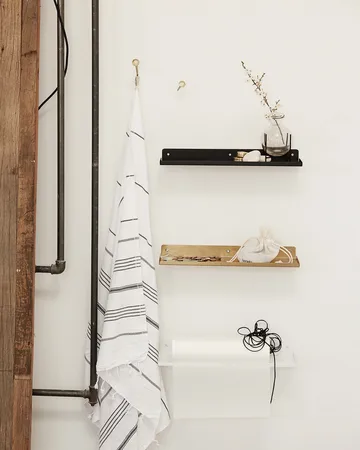Ledge shelf 43 cm - black - House Doctor