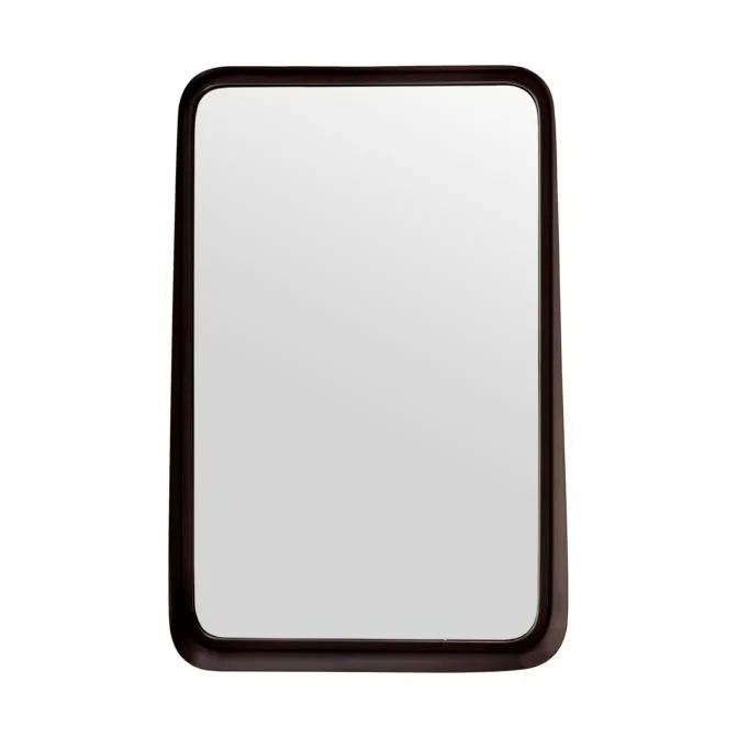 Pejo mirror with frame 35x55 cm, Black antique House Doctor