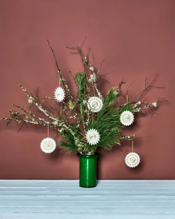 Stelle Christmas ornaments 6 pieces - Off-White, Ø10.5 cm - House Doctor