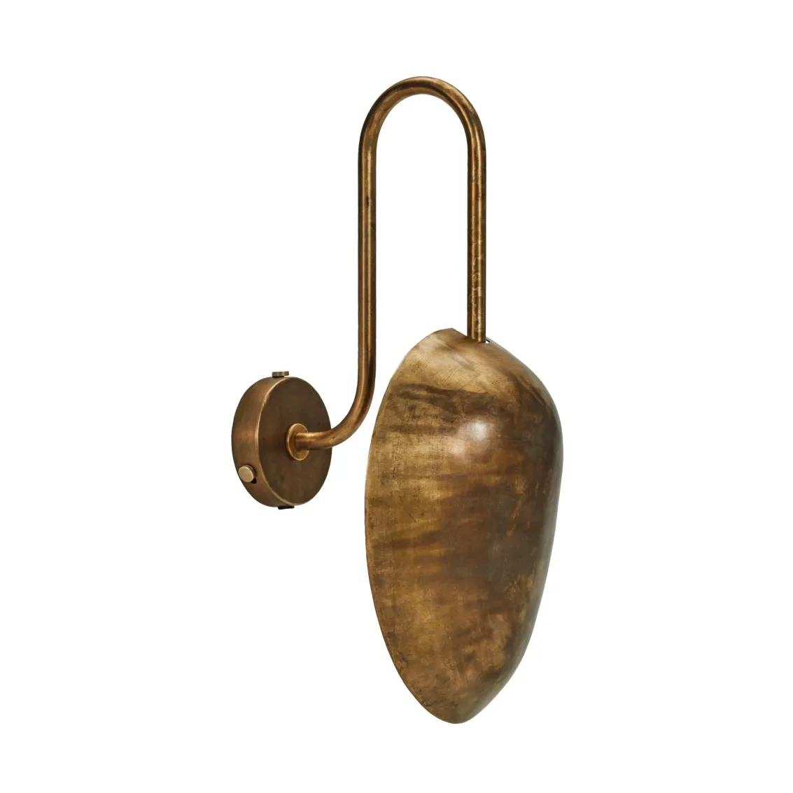 Swan wall lamp, Antique brass House Doctor