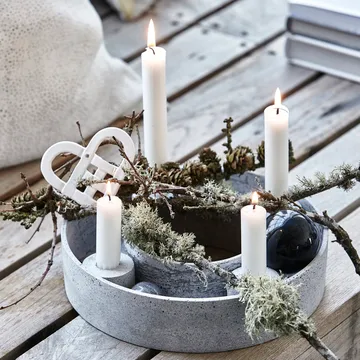The Ring candle holder - Grey - House Doctor