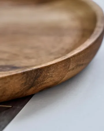 Wood tray 19x33 cm 2-pack - Nature - House Doctor