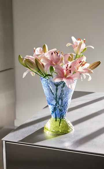Abyss vase - Blue - Hübsch