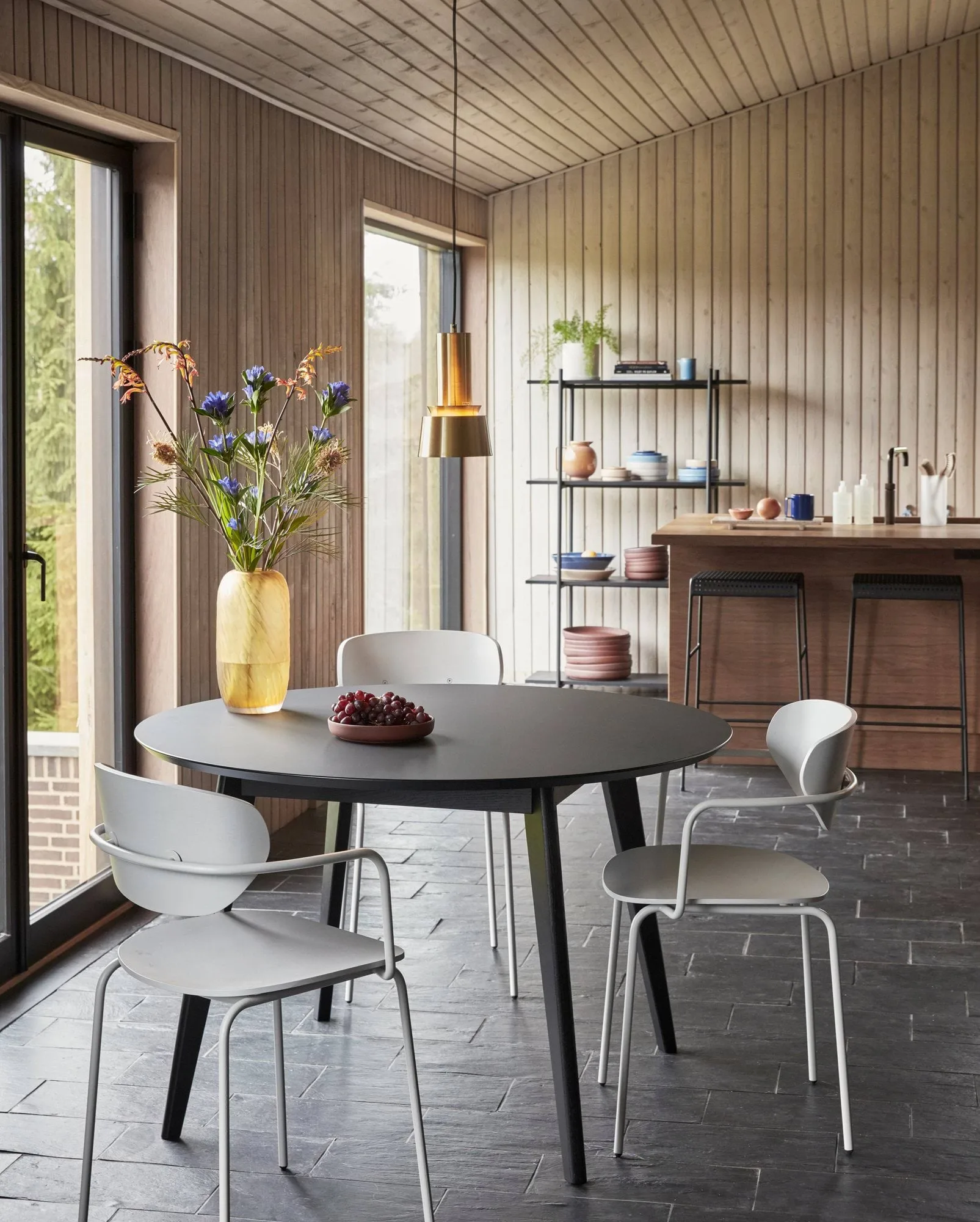 Arch chair, Light grey Hübsch