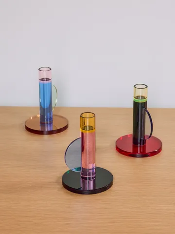 Astro candleholder - Blue - Hübsch