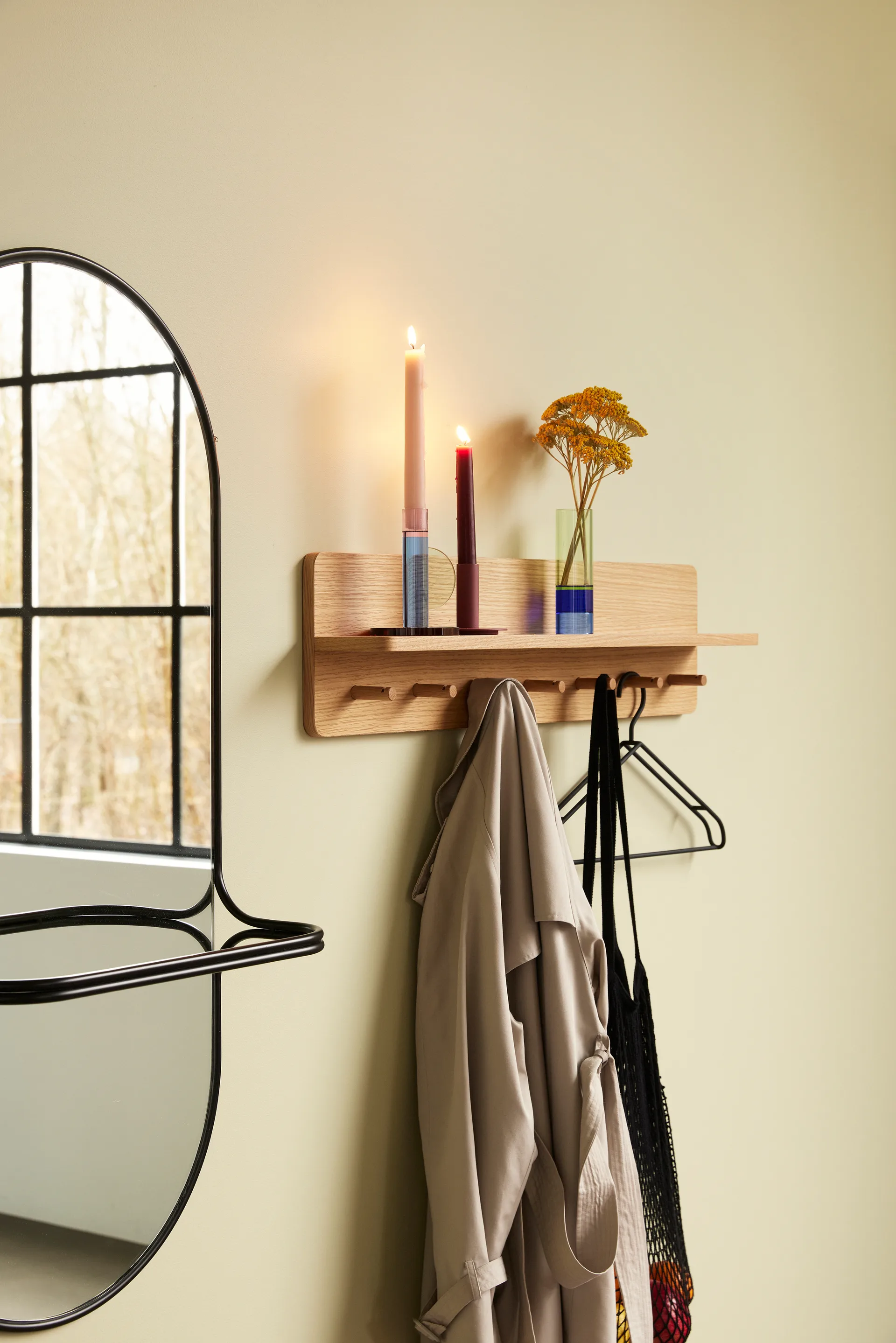 Astro candleholder, Blue Hübsch