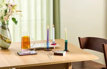 Astro candleholder - Blue - Hübsch