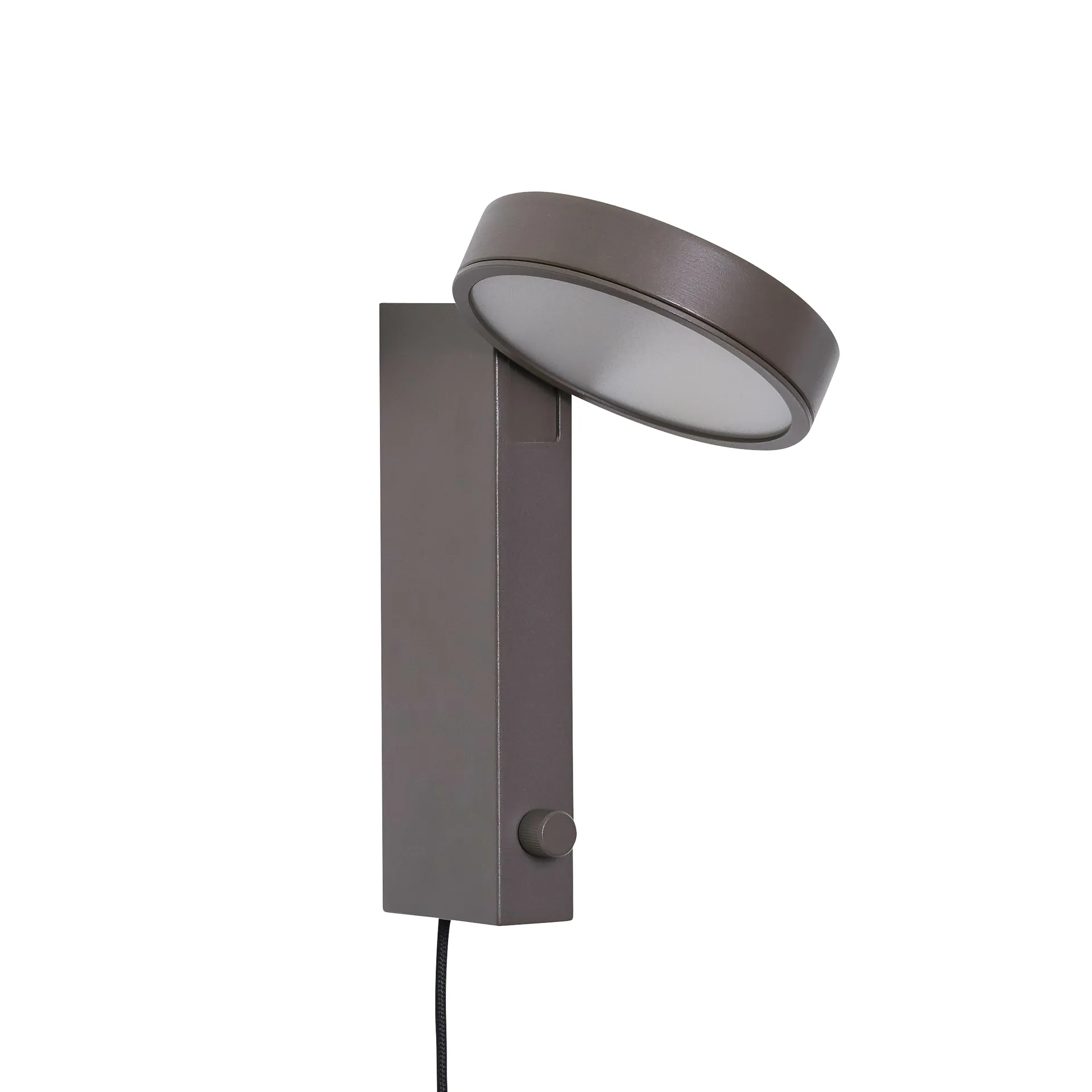 Crea wall lamp, Brown Hübsch
