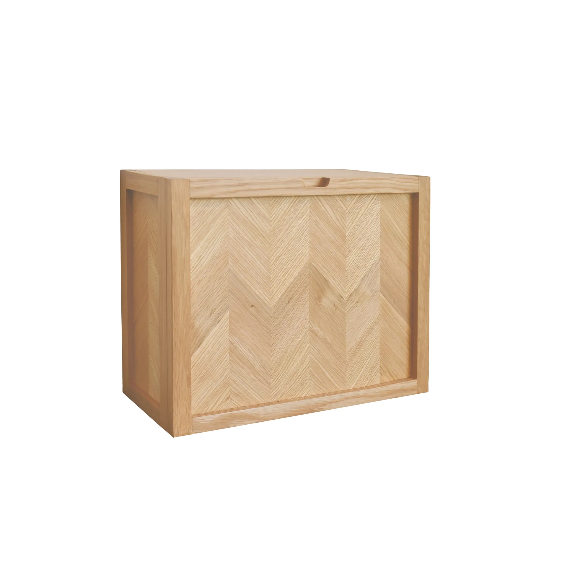 Herringbone shoe cabinet, Oak Hübsch