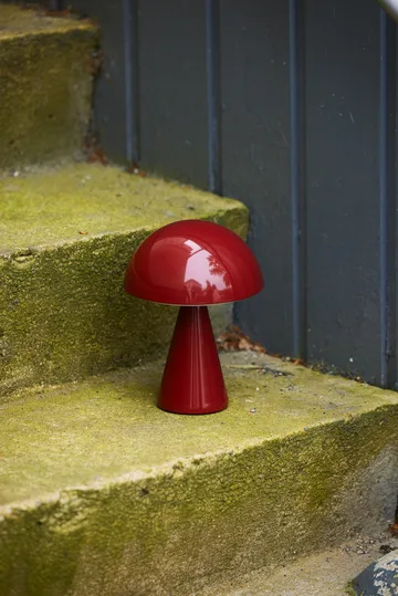 Mush portable table lamp - Red - Hübsch