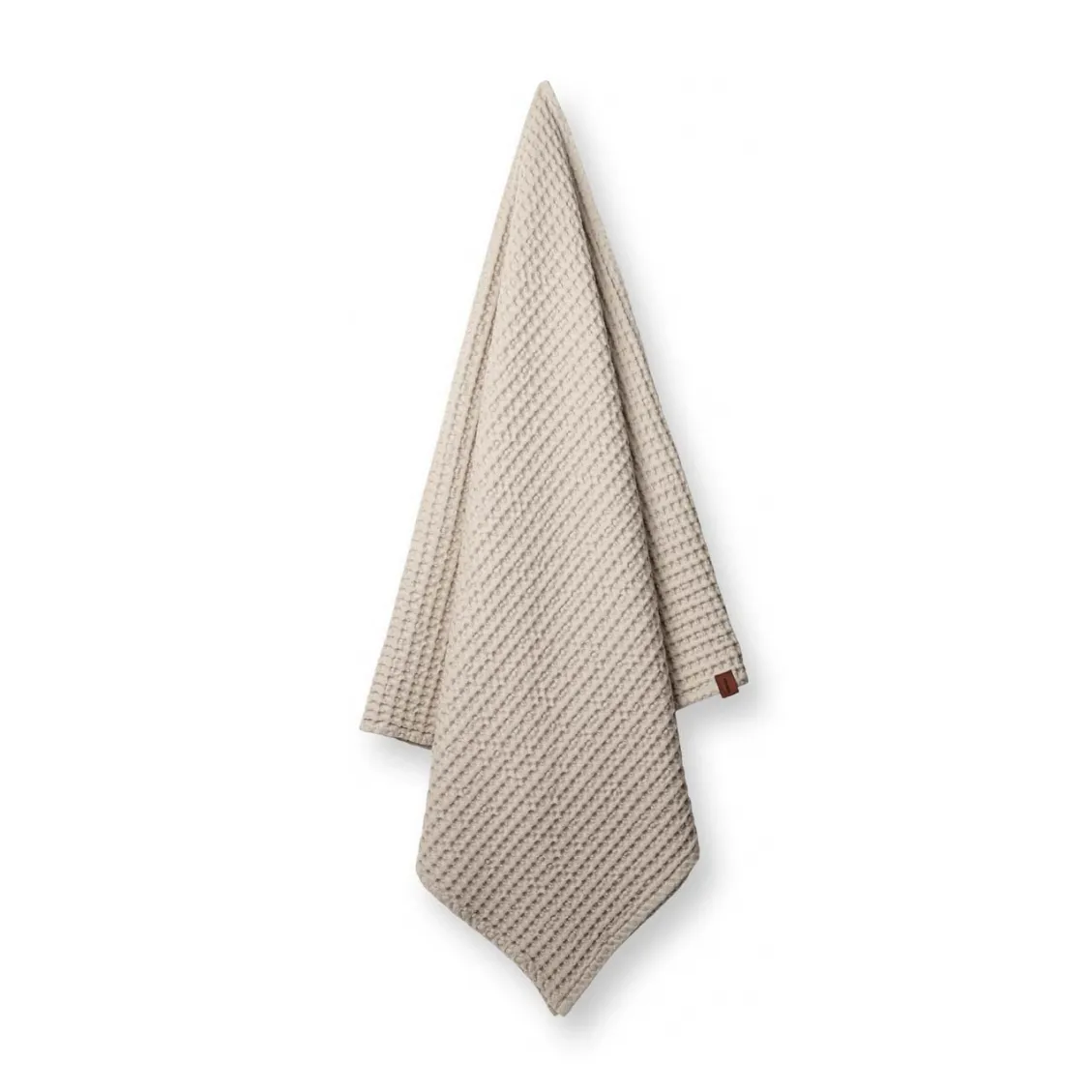 Humdakin Waffle towel 55x80 cm, Light stone Humdakin