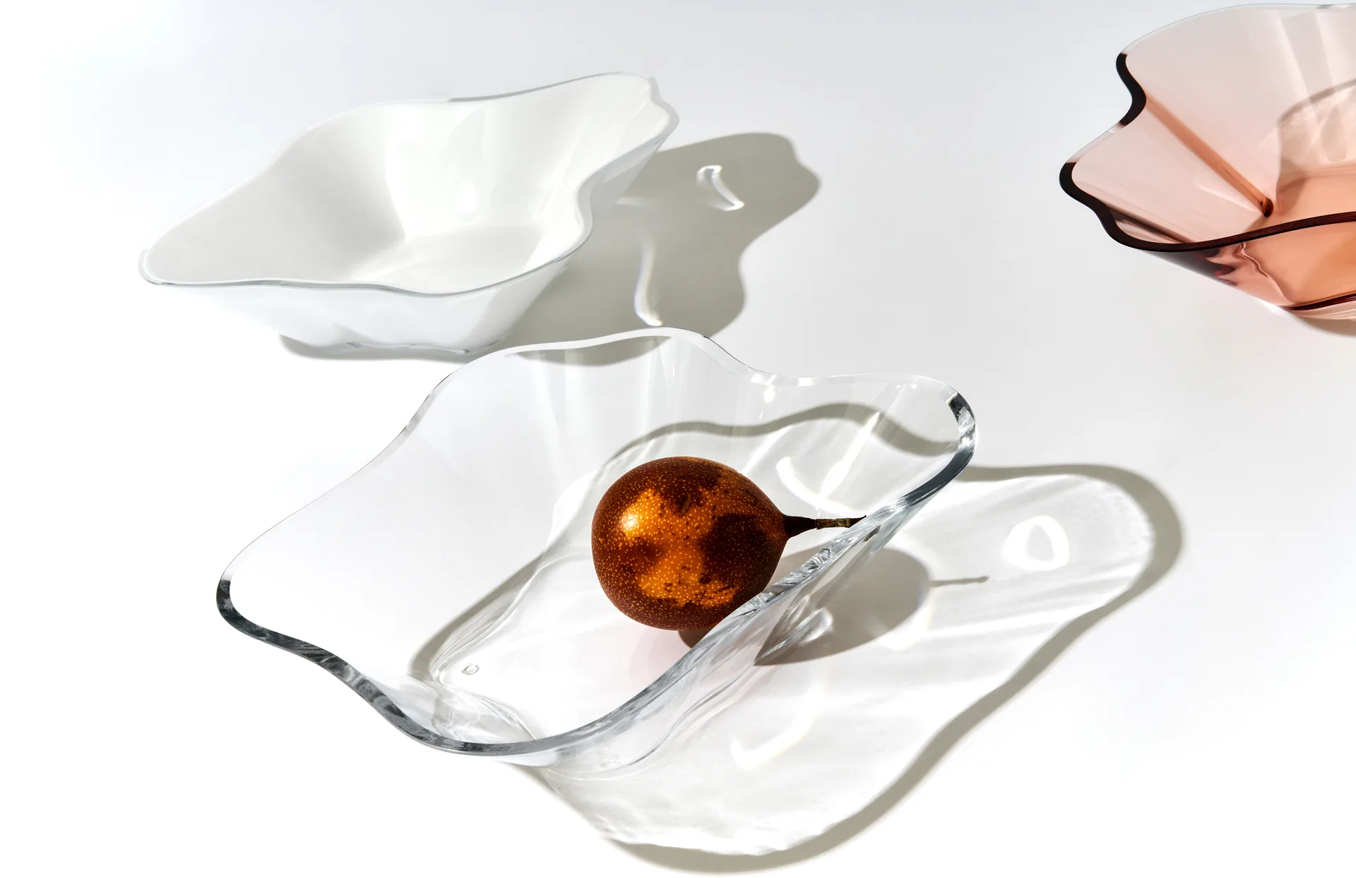 Aalto flower bowl 279x75 mm, Clear Iittala