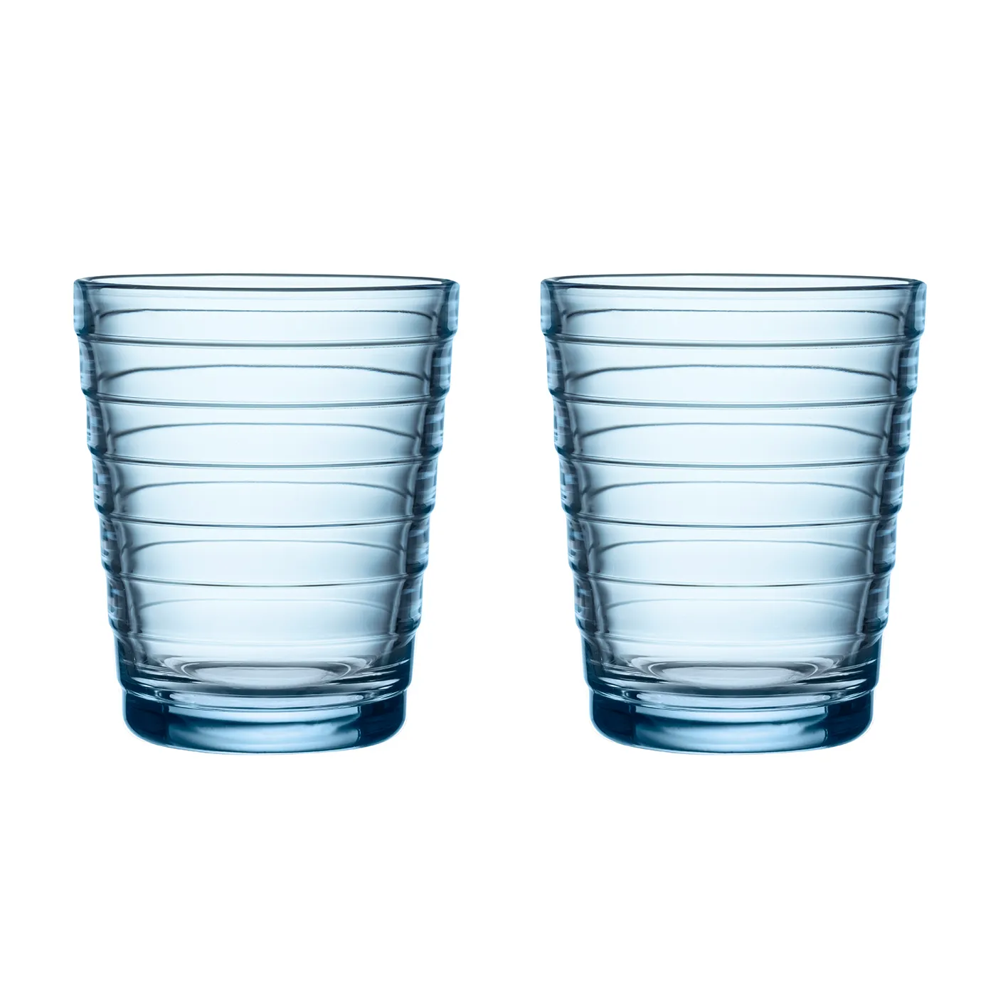 Aino Aalto drinks glass 22 cl 2-pack, aqua Iittala