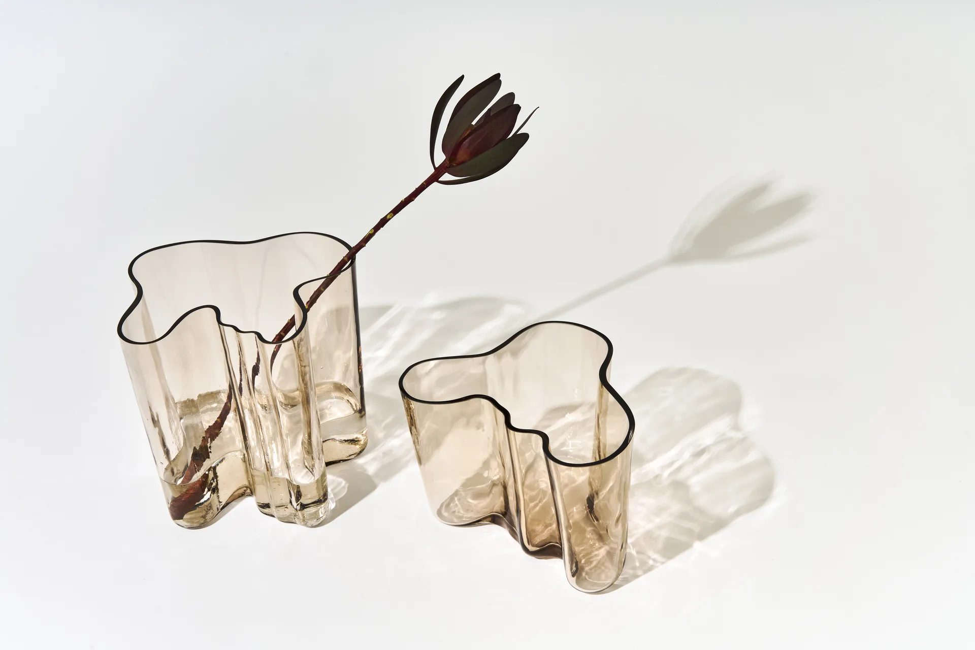 Alvar Aalto vase 200 mm, Linen Iittala