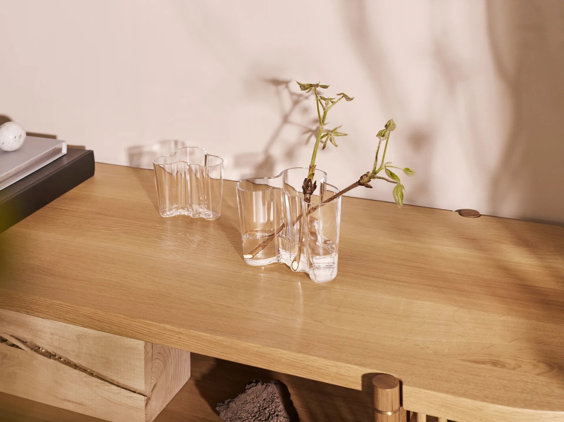 Alvar Aalto vase Savoy clear, 120 mm Iittala