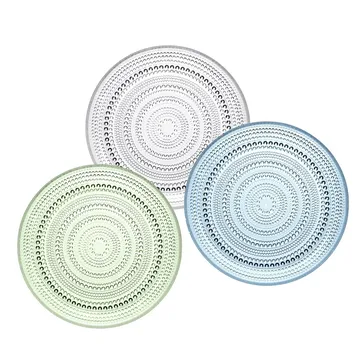 Kastehelmi plate small Ø24.8 cm - clear - Iittala
