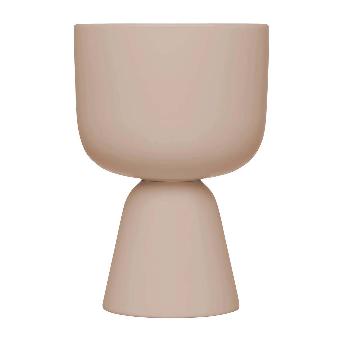 Nappula flower pot Ø15,5 cm h23 cm, beige Iittala