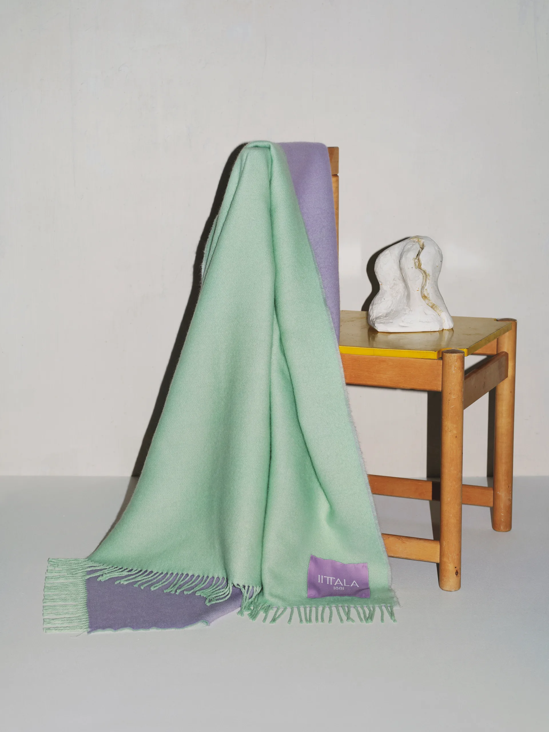 Play throw 130x180 cm, Mint-purple Iittala