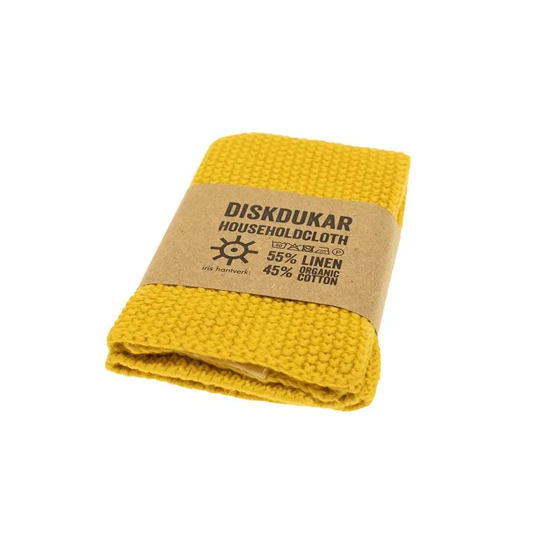 Dishcloth, Yellow Iris Hantverk