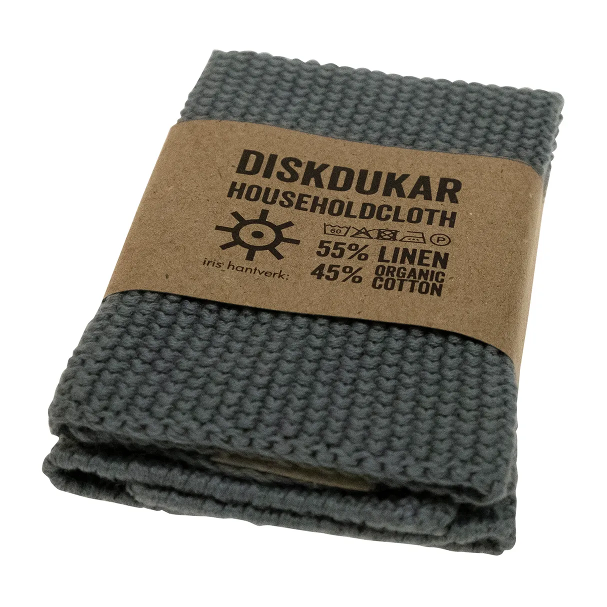 Iris Hantverk dish cloth, Slate Iris Hantverk