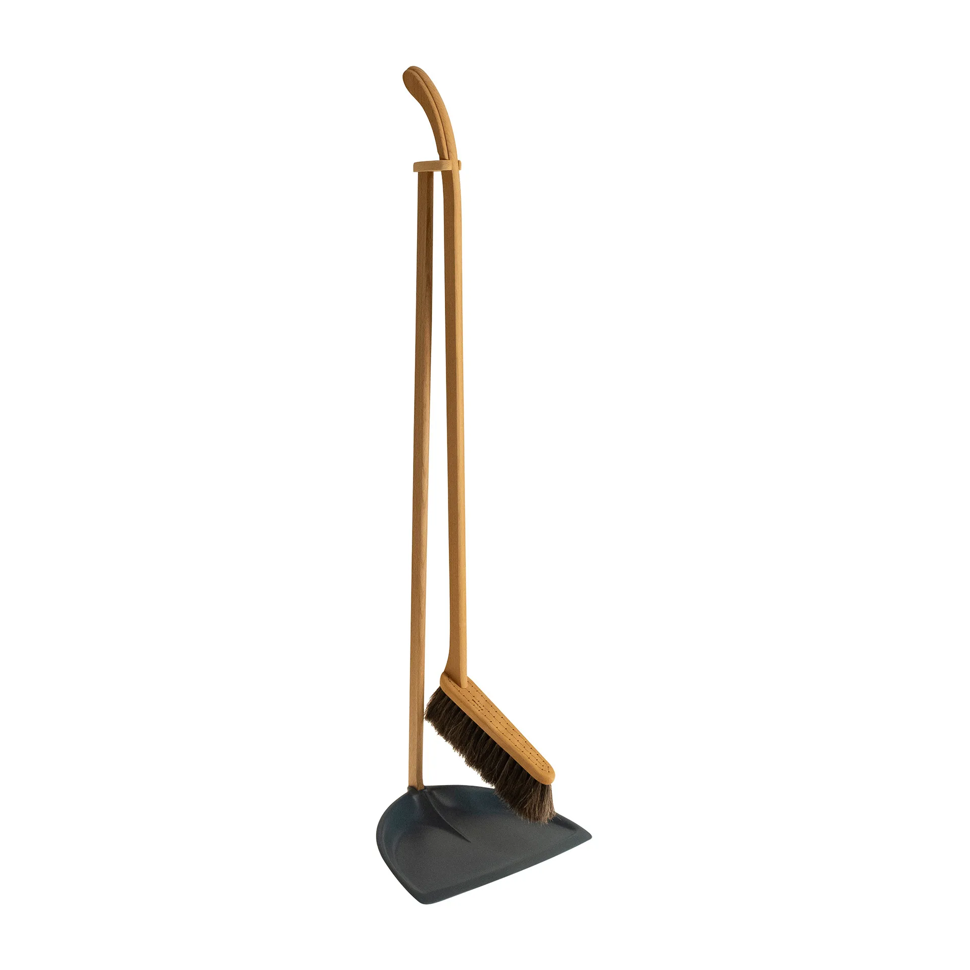 Iris Hantverk dustpan & brush set, Petroleum blue Iris Hantverk