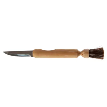 Iris Hantverk mushroom knife with brush - birch - Iris Hantverk