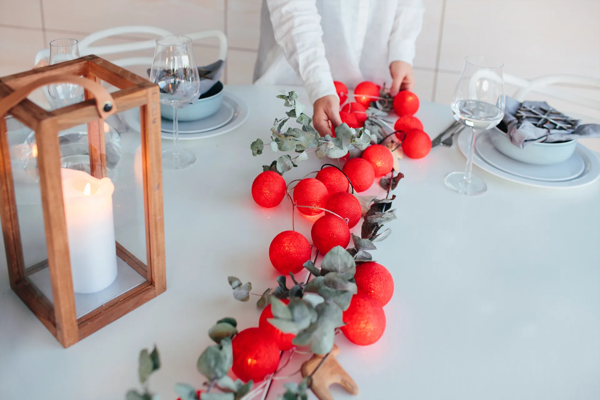 Irislights string lights, Simply red, 20 balls Irislights