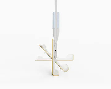 Cleantech 2-in-1 floor mop with scrubber - Light Stone - Joseph Joseph