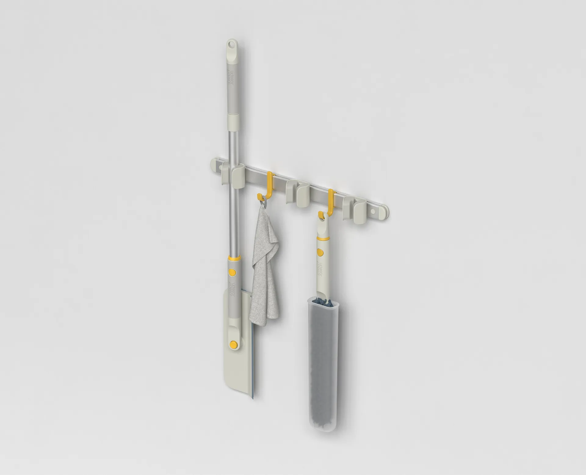 Cleantech storage rail, Silver Joseph Joseph
