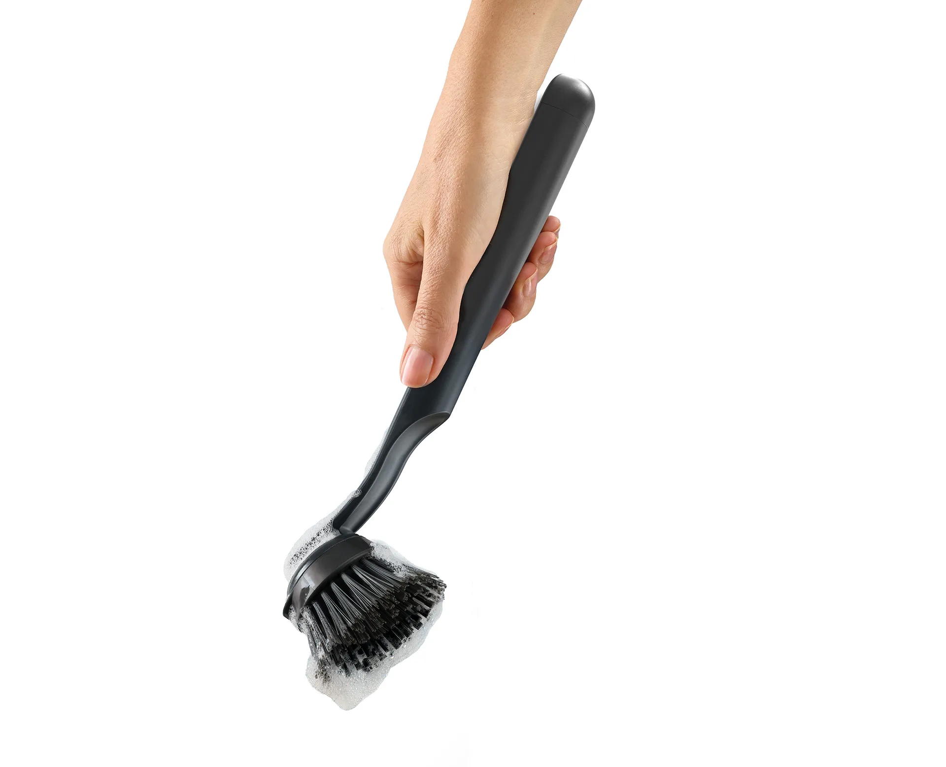 Joseph Joseph Sinktech dish brush steel stand, Grey Joseph Joseph