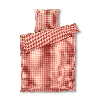 Bæk&Bølge bed set 150x210 cm - Red-yellow - Juna