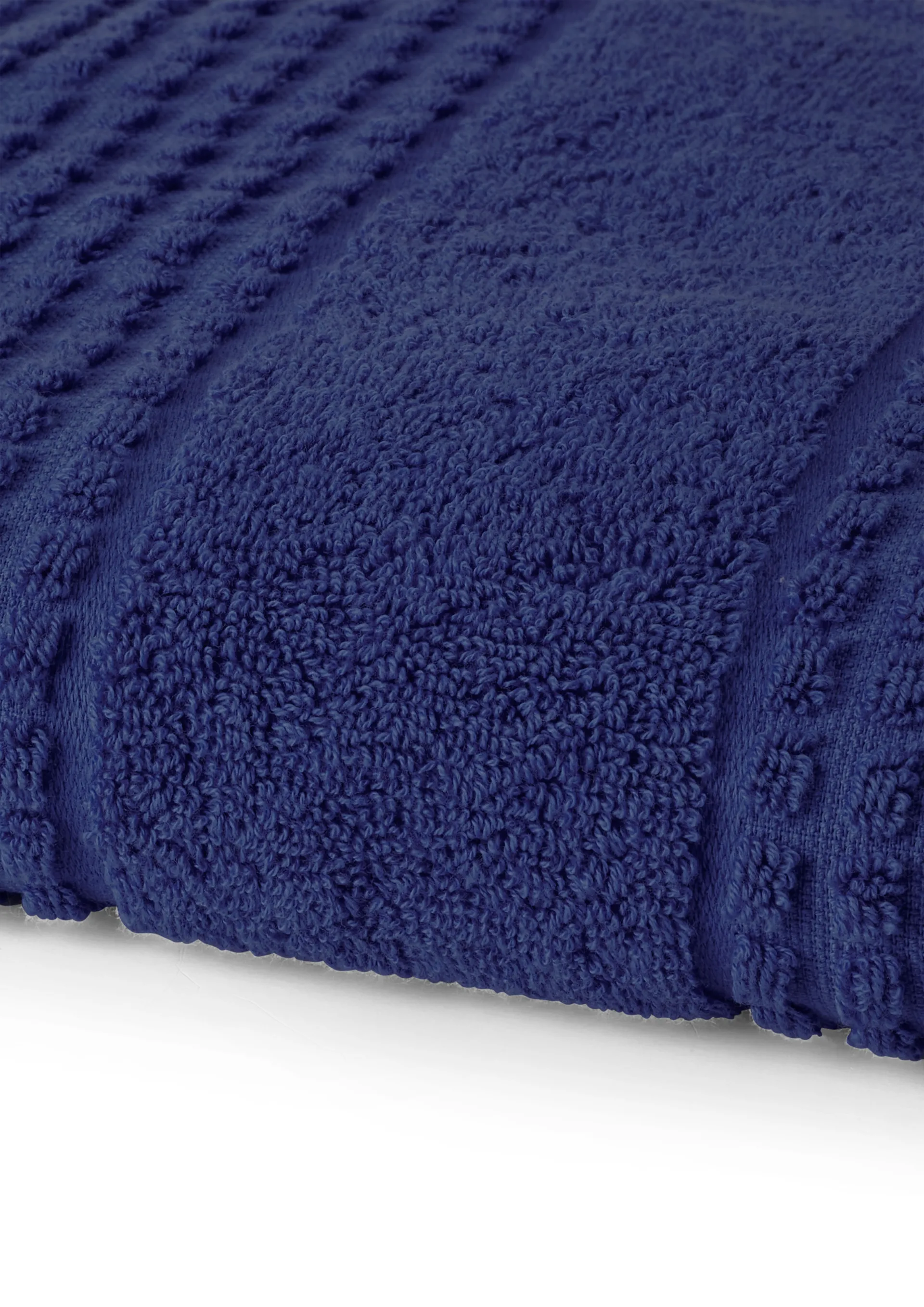 Check towel 50x100 cm, Navy blue Juna