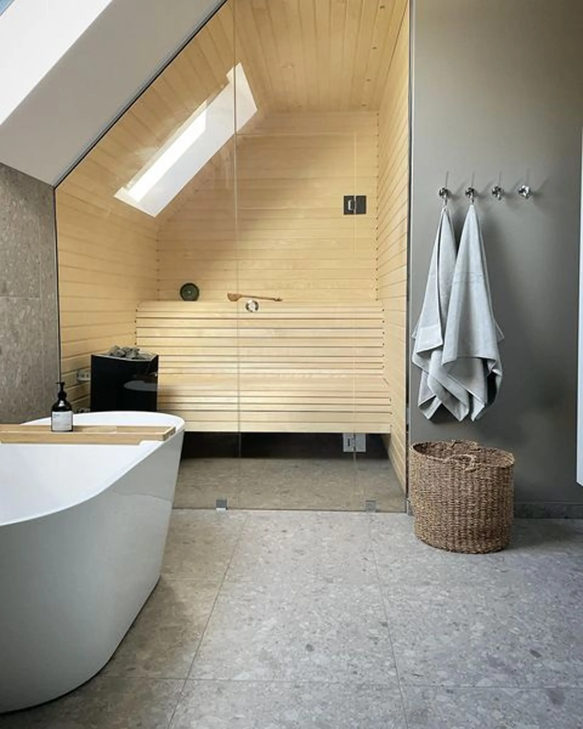 Juniper bath towel 70x140 cm 2-pack, Stone Grey Juniper