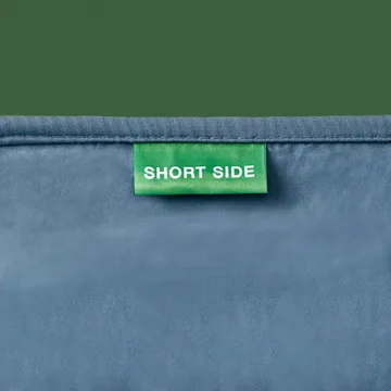 Juniper fitted sheet 160x200 cm - North Sea Blue - Juniper