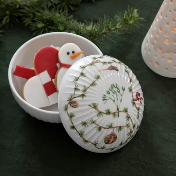 Hammershøi Christmas sweets candy bowl Ø11.5 cm - White - Kähler