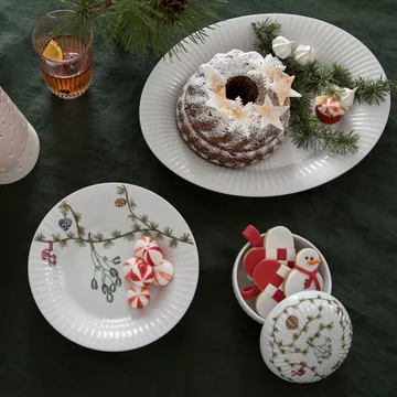 Hammershøi Christmas sweets candy bowl Ø11.5 cm - White - Kähler