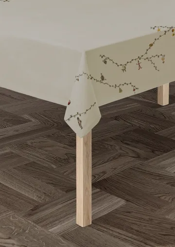 Hammershøi Christmas Tablecloth sand - 150x220 cm - Kähler