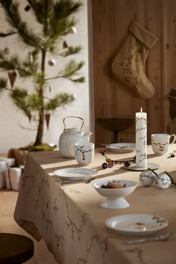 Hammershøi Christmas Tablecloth sand - 150x320 cm - Kähler