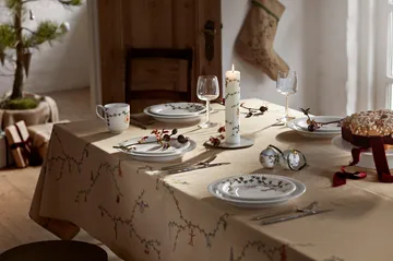 Hammershøi Christmas Tablecloth sand - 150x370 cm - Kähler