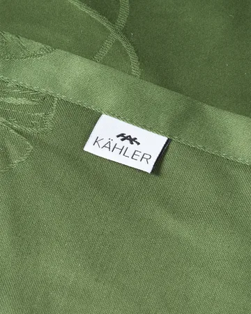 Hammershøi Poppy damask tablecloth green - 150x200 cm - Kähler