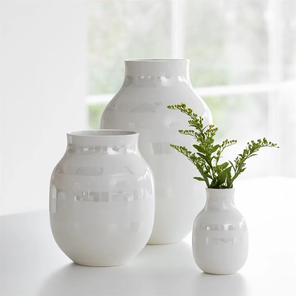 Omaggio vase pearl, large Kähler