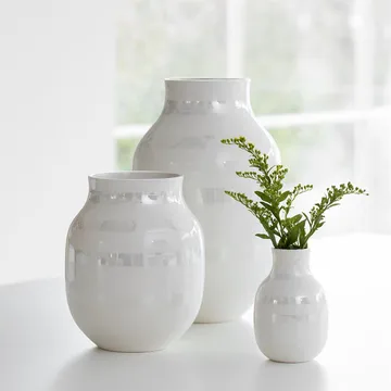 Omaggio vase pearl - large - Kähler