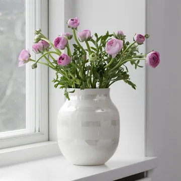 Omaggio vase pearl - medium - Kähler