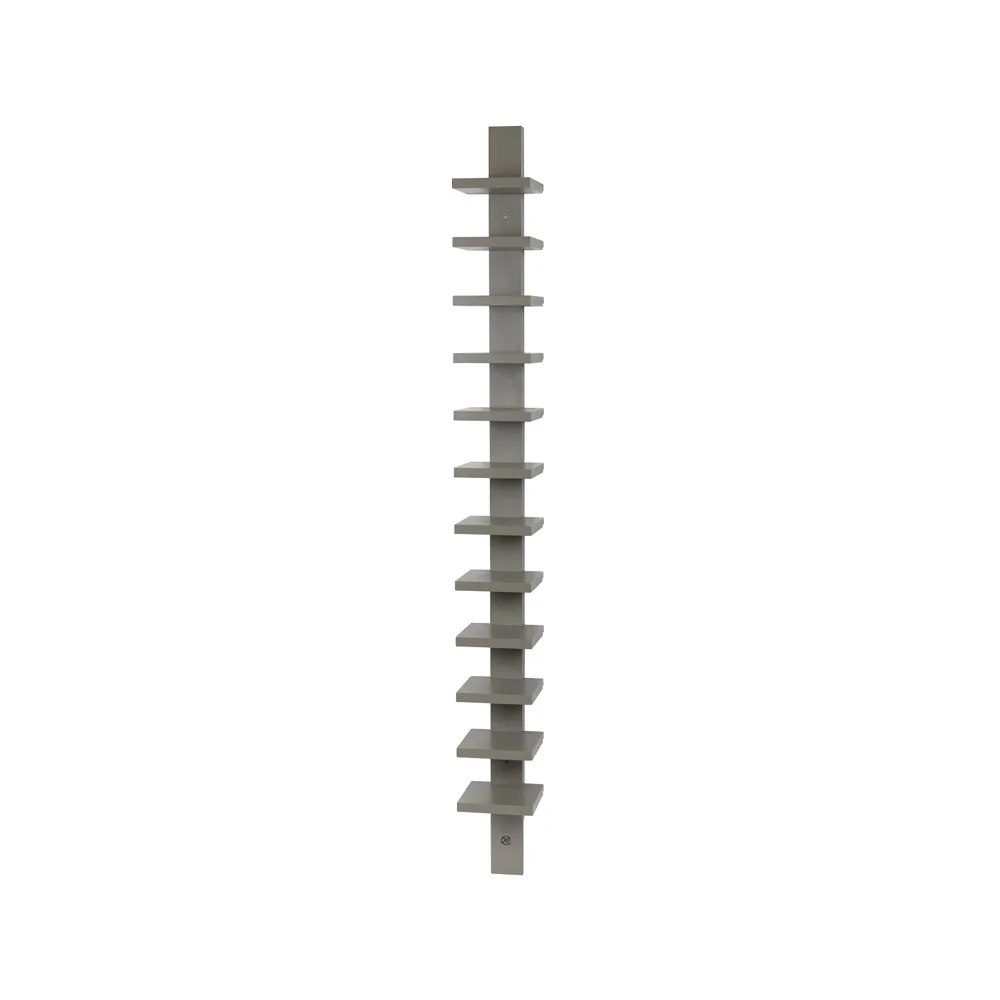 Pilaster wall shelf, Gray stained Källemo