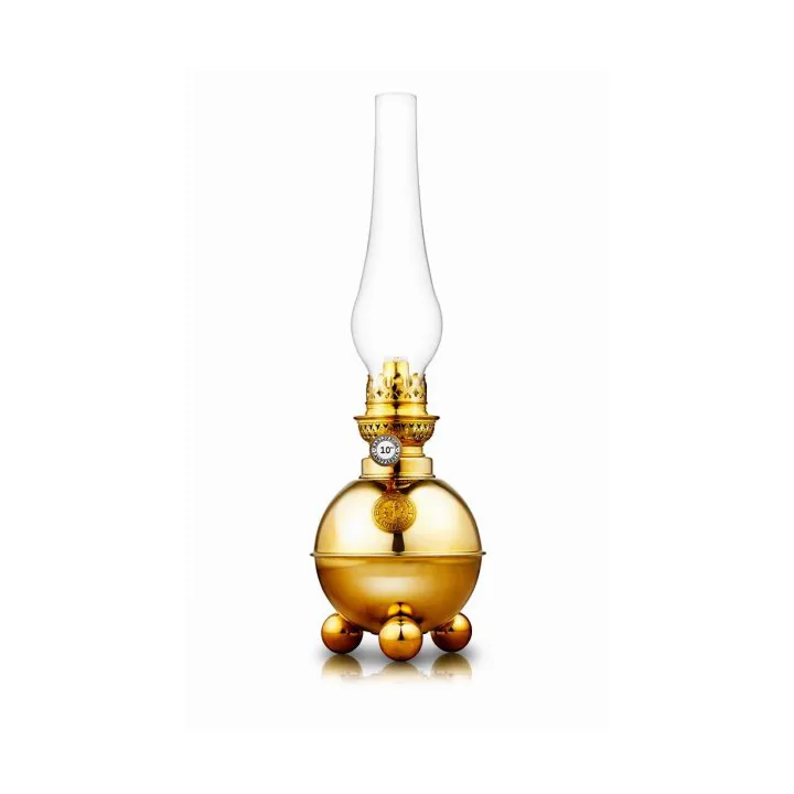 Dragsö Kerosene Lamp 38 cm, Brass Karlskrona Lampfabrik