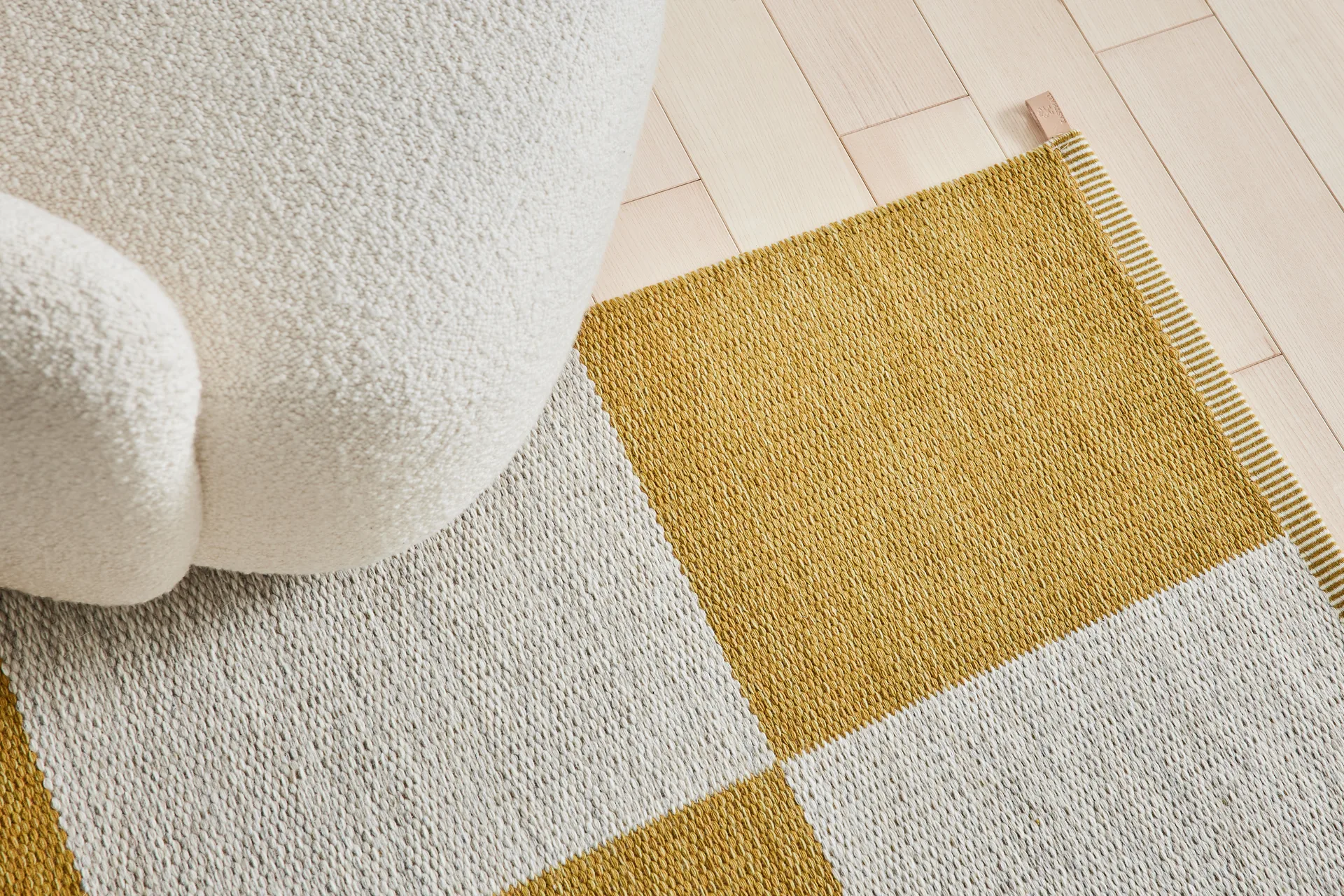 Checkerboard Icon rug 85x200 cm, Sunny Day Kasthall