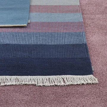 Tofta wave rug - Red, 170x240 cm - Kateha